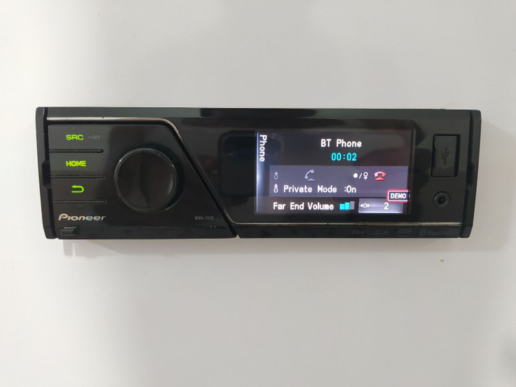 ضبط شش خروجه تصویری پایونیر مدل MVH_8350BT شش کانال