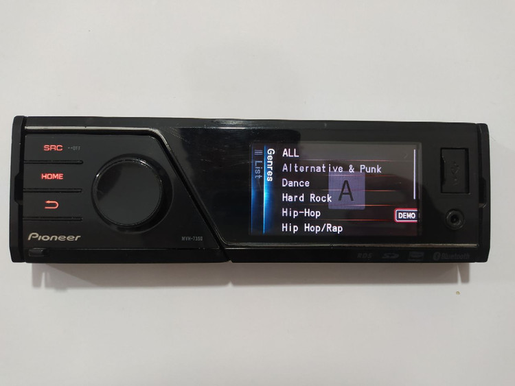 ضبط شش خروجه تصویری پایونیر مدل MVH_8350BT شش کانال