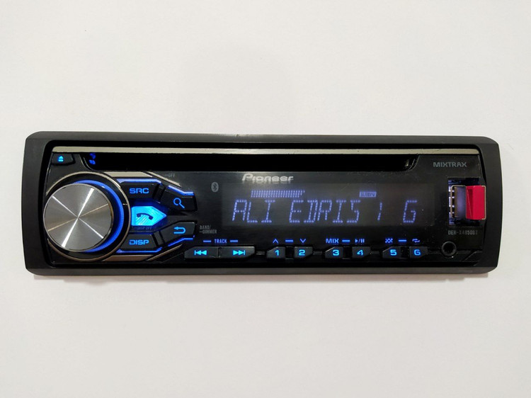 ضبط بلوتوث دار پایونیر PIONEER DEH_X4850BT چهار کانال