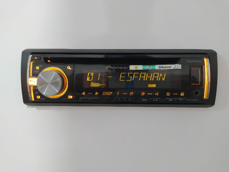 ضبط پایونیر مدل DEH-X6650BT چهارخروجه مولتی کالر