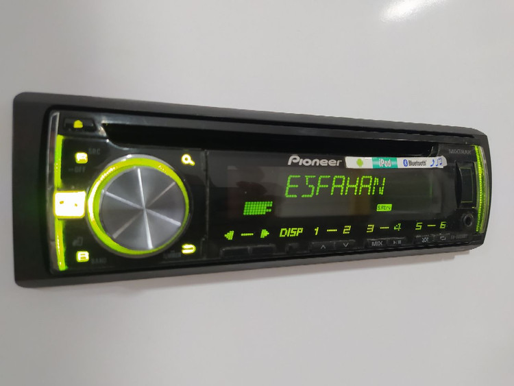 ضبط پایونیر مدل DEH-X6650BT چهارخروجه مولتی کالر