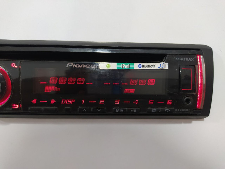 ضبط پایونیر مدل DEH-X6650BT چهارخروجه مولتی کالر