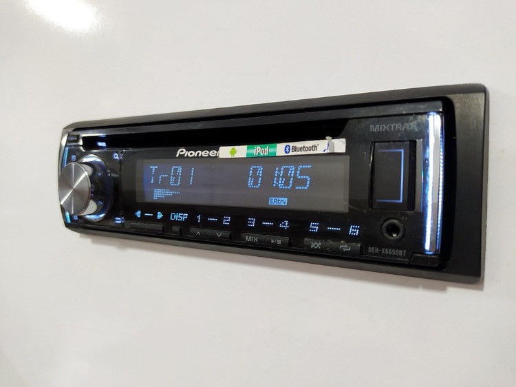 ضبط پایونیر مدل DEH-X6650BT چهارخروجه مولتی کالر