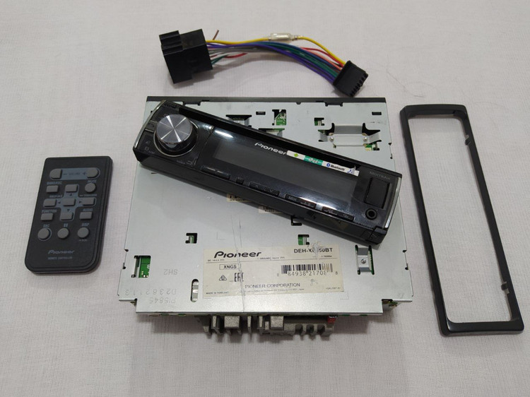 ضبط پایونیر مدل DEH-X6650BT چهارخروجه مولتی کالر