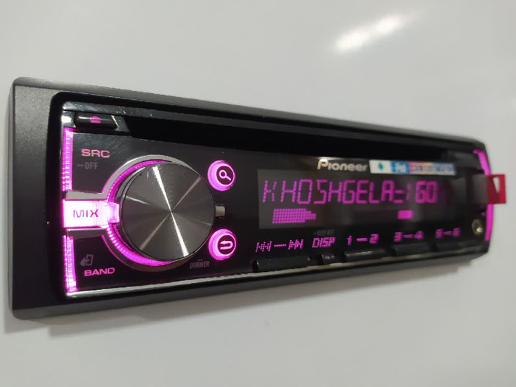 ضبط بلوتوث دار پایونیر مدل DEH-X3750UI چهارخروجه مولتی کالر