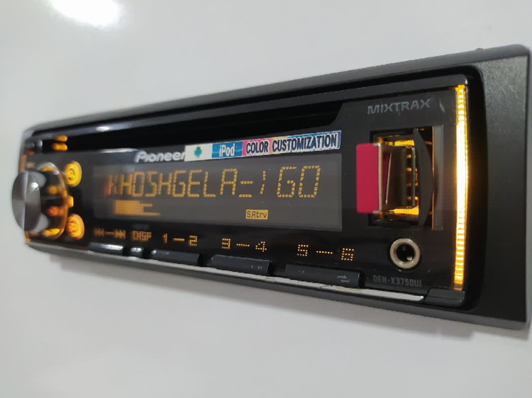 ضبط بلوتوث دار پایونیر مدل DEH-X3750UI چهارخروجه مولتی کالر
