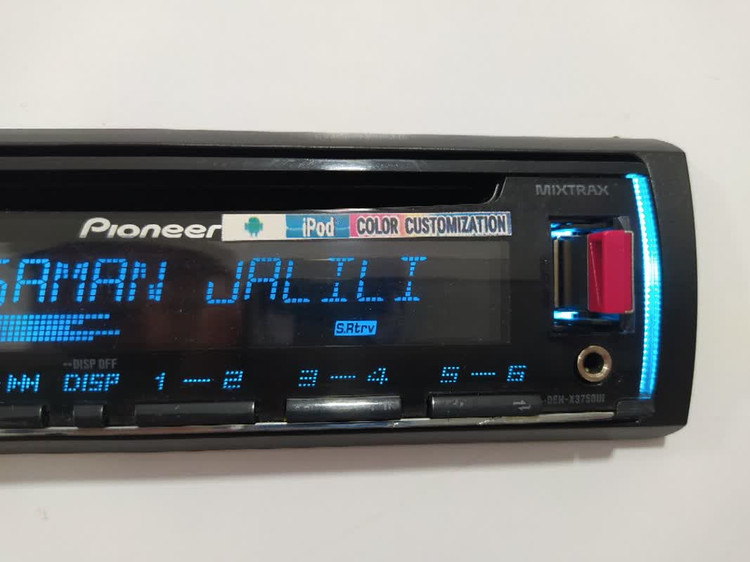 ضبط بلوتوث دار پایونیر مدل DEH-X3750UI چهارخروجه مولتی کالر