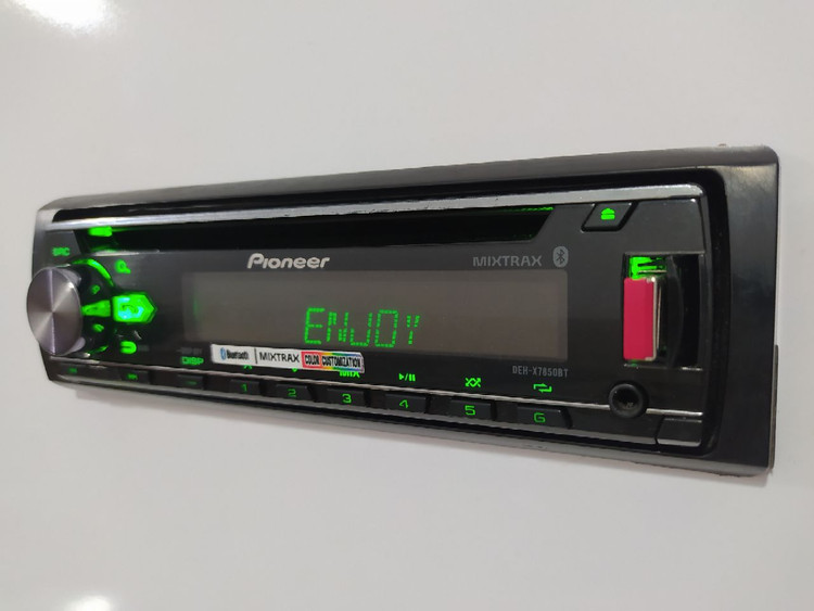 ضبط حرفه ای پایونیر Pioneer DEH-X7850bt شش خروجه بلوتوث دار