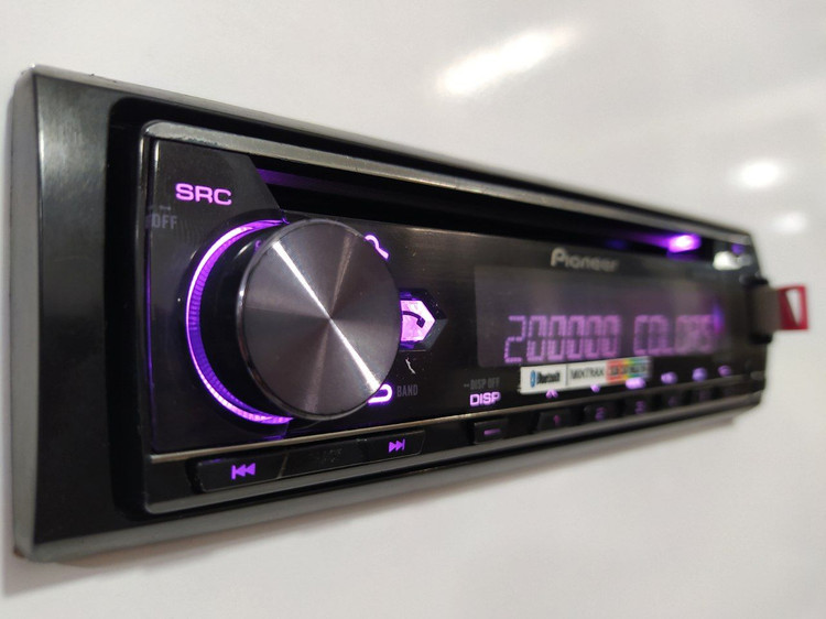 ضبط حرفه ای پایونیر Pioneer DEH-X7850bt شش خروجه بلوتوث دار