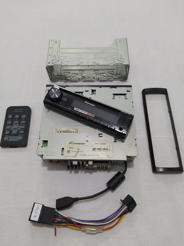 ضبط حرفه ای پایونیر Pioneer DEH-X7850bt شش خروجه بلوتوث دار