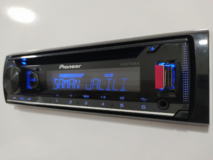 ضبط پایونیر Pioneer DEH-X2250UI چهارخروجه مولتی کالر