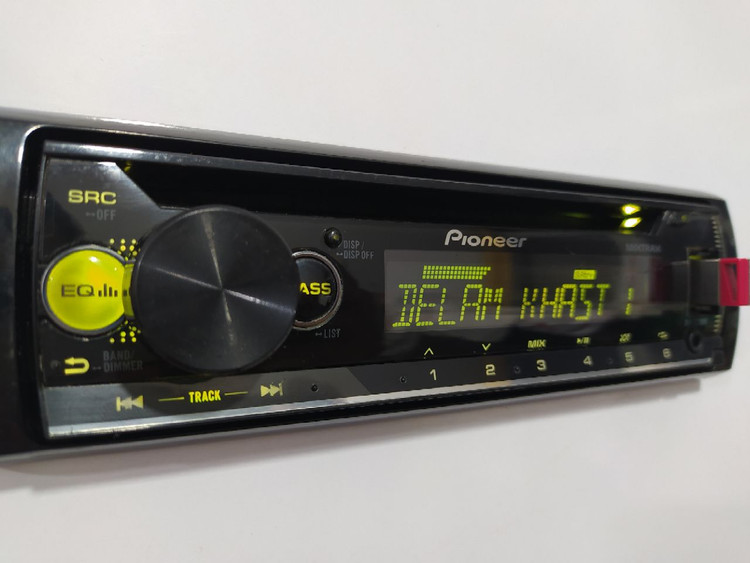 ضبط پایونیر Pioneer DEH-X2250UI چهارخروجه مولتی کالر