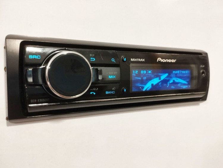 ضبط حرفه ای پایونیر Pioneer DEH-X9650BT شش خروجه 4.5 ولتی
