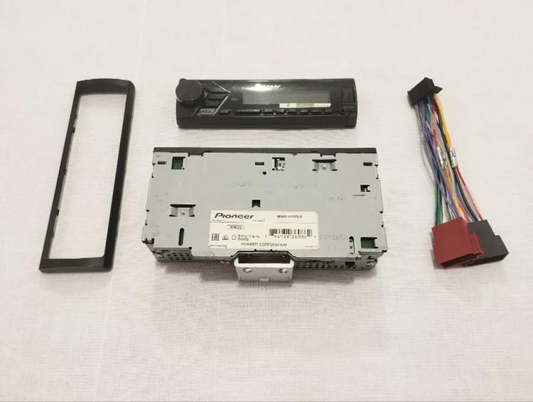 ضبط پایونیر مدل DEH-X105UB دو خروجی امپلی فایر