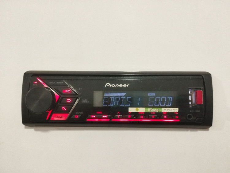ضبط پایونیر مدل DEH-X105UB دو خروجی امپلی فایر