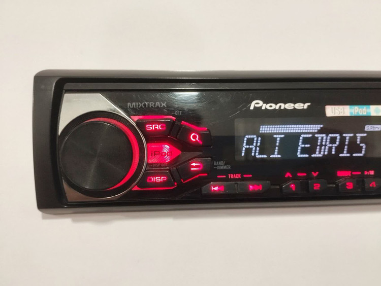 ضبط پایونیر مدل MVH-X185UI دو خروجی آمپلی فایر
