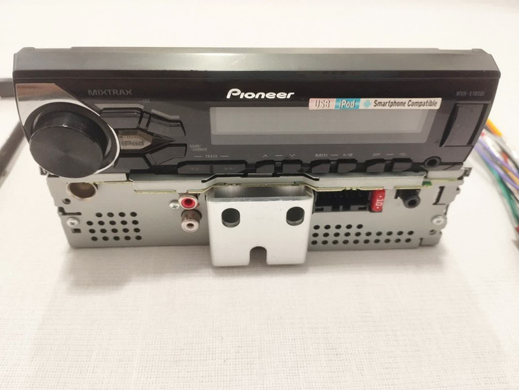 ضبط پایونیر مدل MVH-X185UI دو خروجی آمپلی فایر