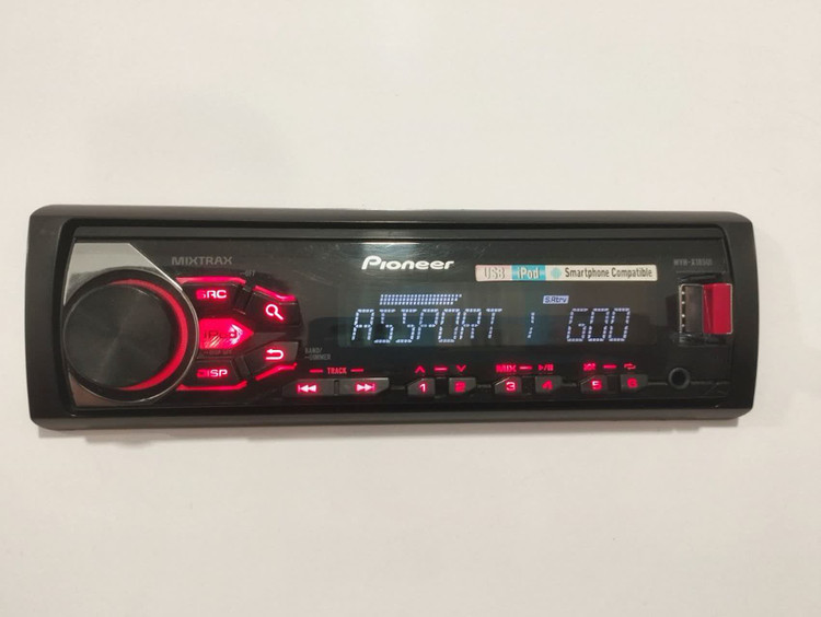 ضبط پایونیر مدل MVH-X185UI دو خروجی آمپلی فایر