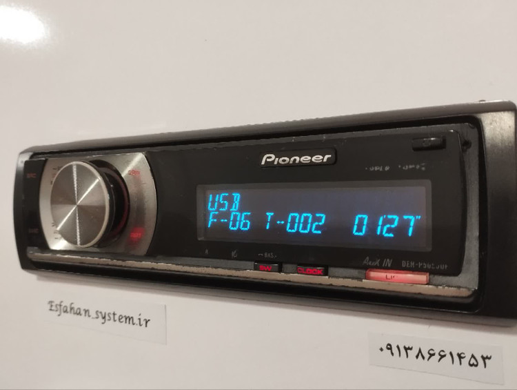 ضبط پایونیر مدل Pioneer DEH-S5050 شش خروجه 4 ولتی