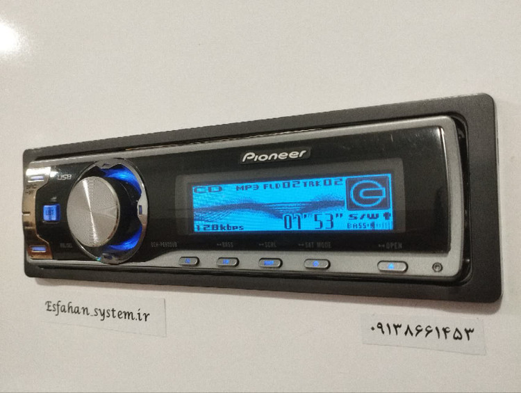 ضبط حرفه ای پایونیر مدل DEH_P6900UB شش خروجه پنل برقی