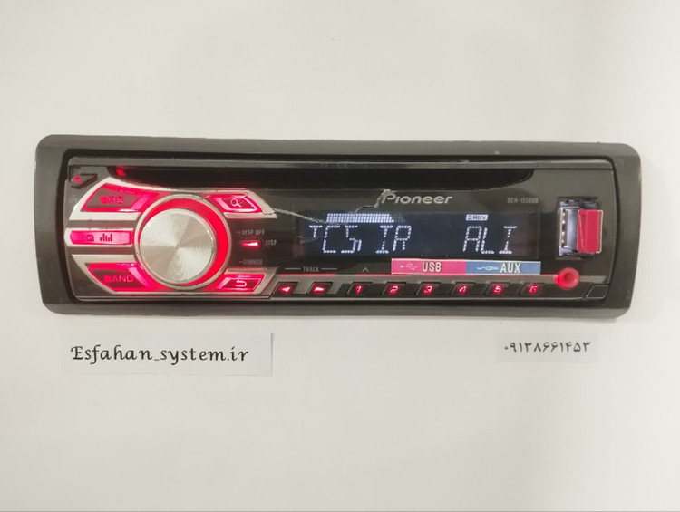 ضبط پایونیر مدل DEH-X1550UB دو خروجی امپلی فایر
