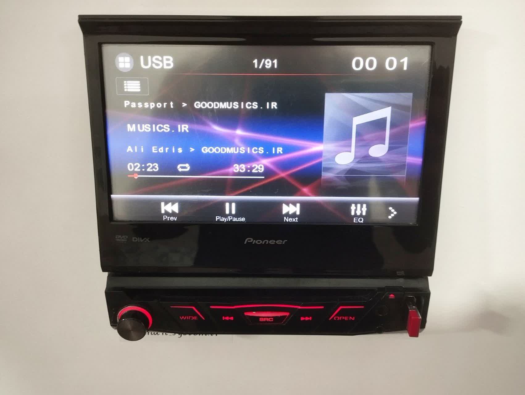 پخش ایندش پایونیر AVH-3750DVD شش خروجه تصویری