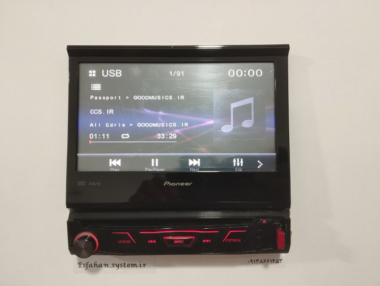 پخش ایندش پایونیر AVH-3750DVD شش خروجه تصویری