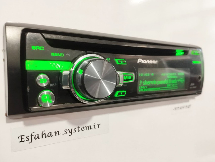 ضبط بلوتوث دار پایونیر مدل Pioneer DEH-X8650BT شش خروجه مولتی کالر