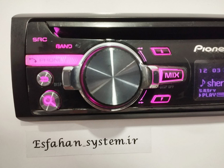 ضبط بلوتوث دار پایونیر مدل Pioneer DEH-X8650BT شش خروجه مولتی کالر