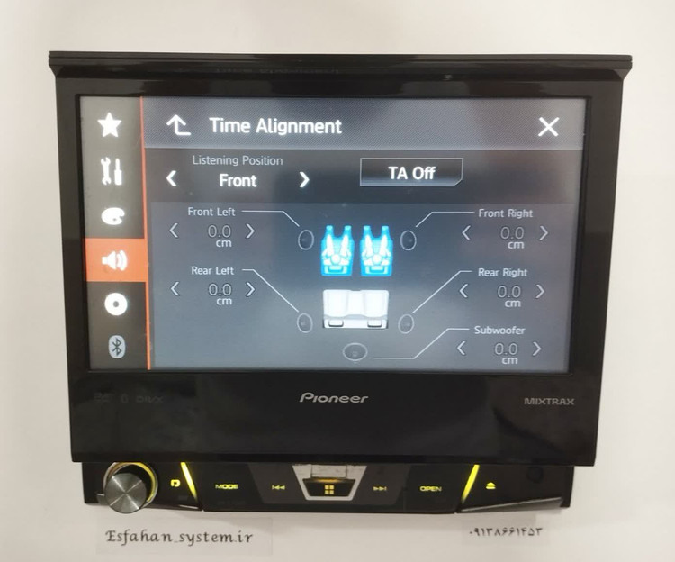 پخش رده بالا ایندش پایونیر AVH-p7750bt شش خروجه تصویری