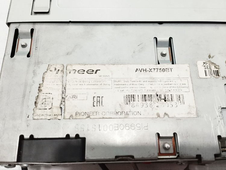 پخش رده بالا ایندش پایونیر AVH-p7750bt شش خروجه تصویری