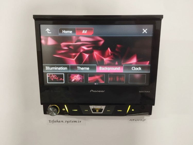 پخش رده بالا ایندش پایونیر AVH-p7750bt شش خروجه تصویری
