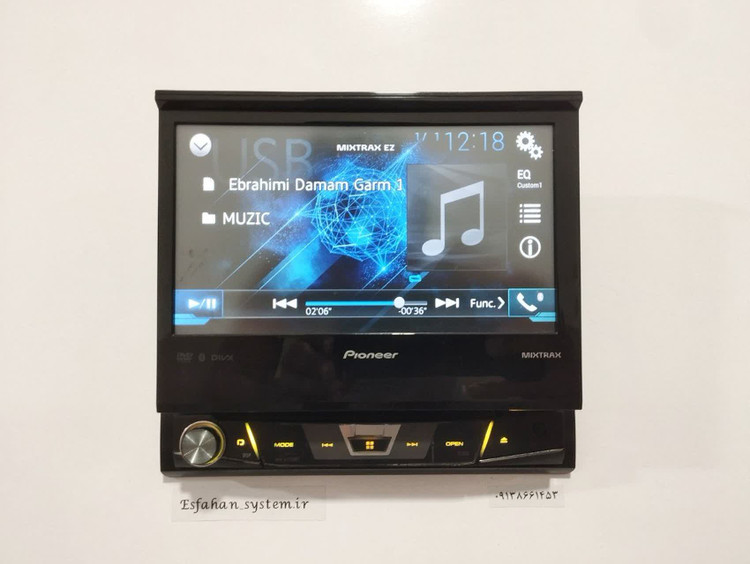 پخش رده بالا ایندش پایونیر AVH-p7750bt شش خروجه تصویری