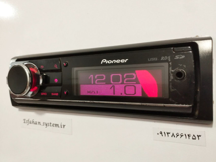 ضبط حرفه ای پایونیر مدل Pioneer DEH-7450SD شش خروجه