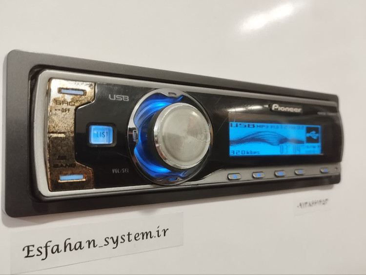 ضبط حرفه ای پایونیر مدل DEH_P7950UB شش خروجه پنل برقی