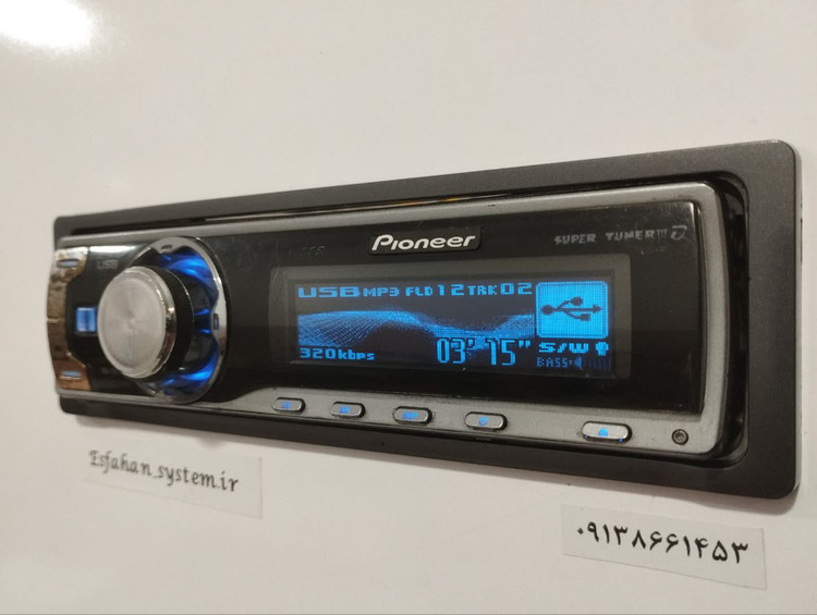 ضبط حرفه ای پایونیر مدل DEH_P7950UB شش خروجه پنل برقی