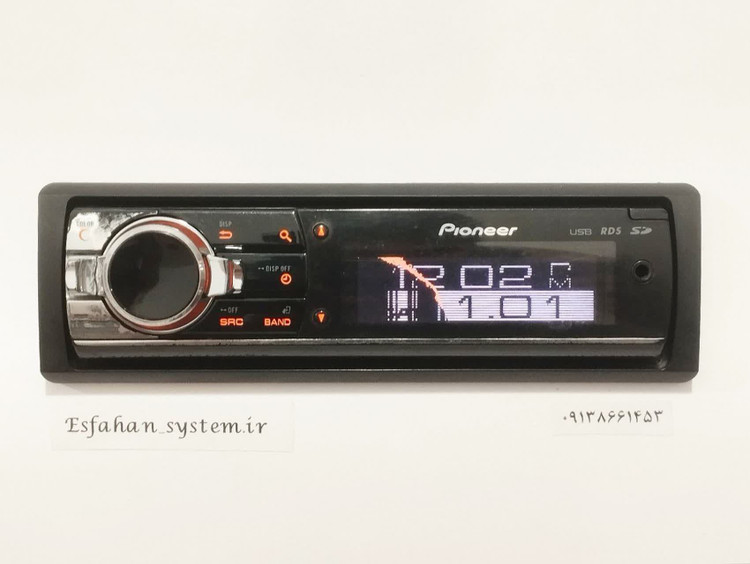 ضبط حرفه ای پایونیر مدل Pioneer DEH-7450SD شش خروجه 4.5 ولتی مولتی کالر