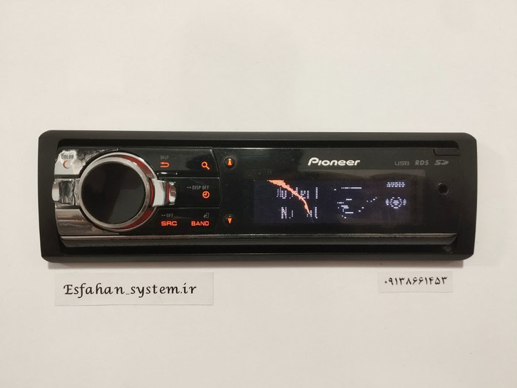 ضبط حرفه ای پایونیر مدل Pioneer DEH-7450SD شش خروجه 4.5 ولتی مولتی کالر