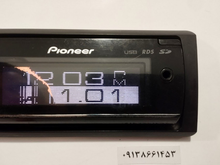 ضبط حرفه ای پایونیر مدل Pioneer DEH-7450SD شش خروجه 4.5 ولتی مولتی کالر