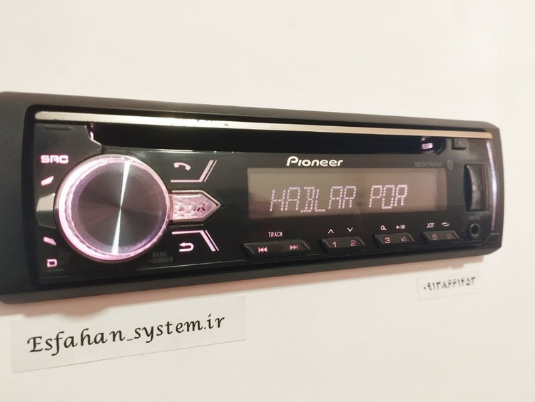 ضبط بلوتوث دار پایونیر مدل DEH-X5 چهارخروجه مولتی کالر