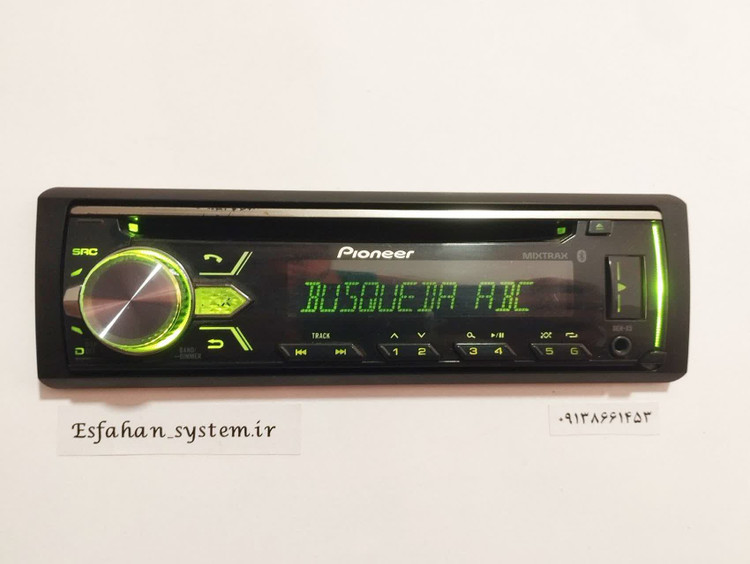 ضبط بلوتوث دار پایونیر مدل DEH-X5 چهارخروجه مولتی کالر
