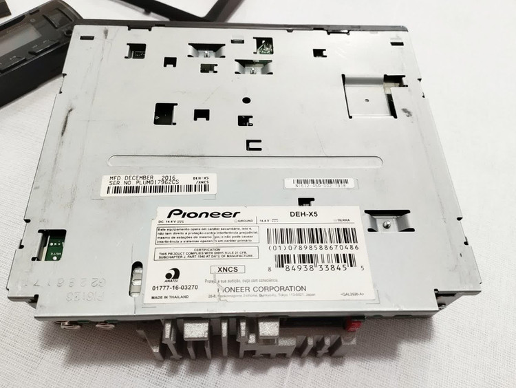 ضبط بلوتوث دار پایونیر مدل DEH-X5 چهارخروجه مولتی کالر