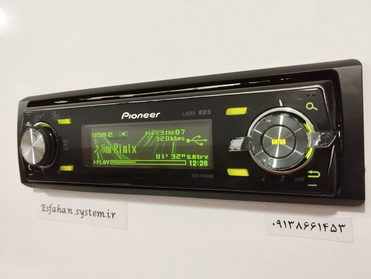 ضبط حرفه ای پایونیر Pioneer DEH-9450UB پنل برقی شش خروجه