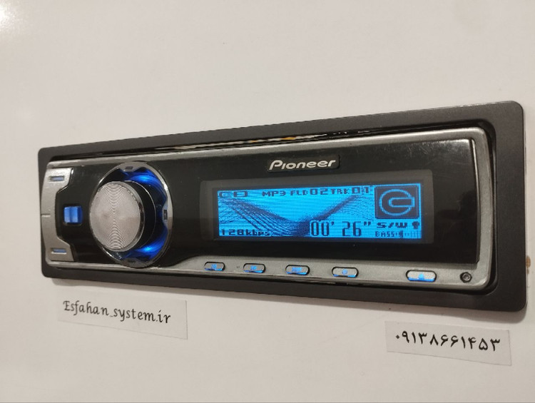 ضبط حرفه ای پایونیر مدل DEH_P7950UB شش خروجه پنل برقی