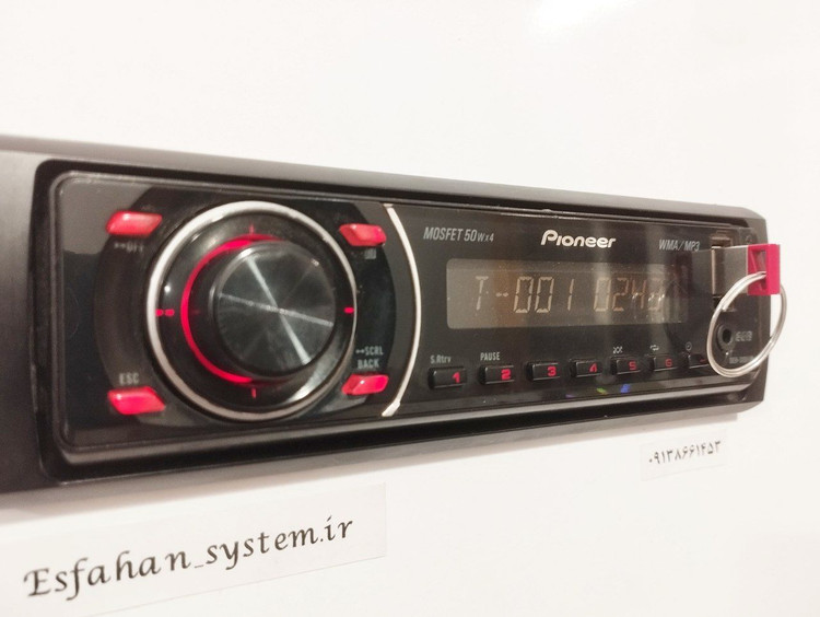 ضبط پایونیر مدل DEH-3150UB چهار خروجه