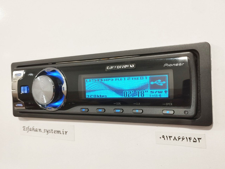 ضبط پنل برقی کارزوریا پایونیر مدل DEH_P620 چهارخروجه دمودار