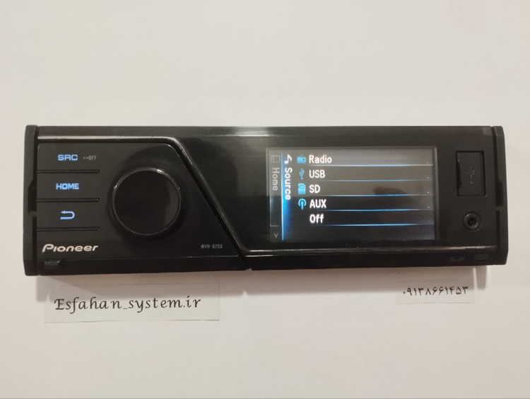 ضبط شش خروجه تصویری پایونیر مدل MVH_8250 شش کانال