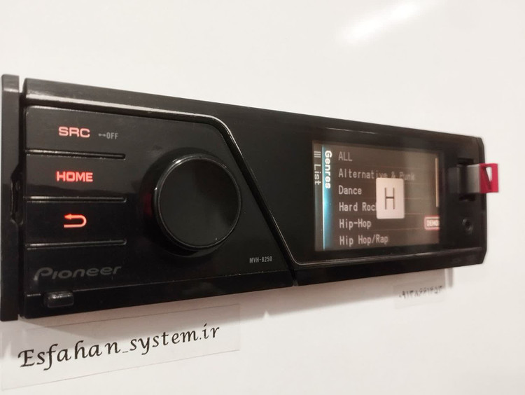 ضبط شش خروجه تصویری پایونیر مدل MVH_8250 شش کانال