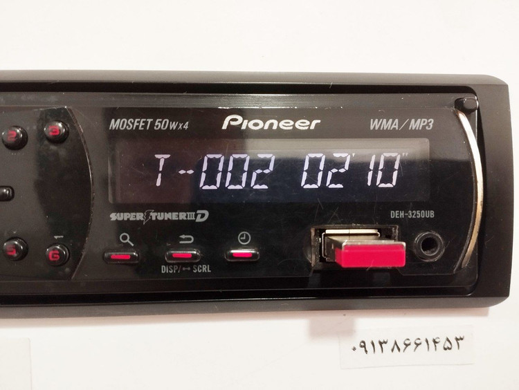 ضبط پایونیر مدل DEH-3250UB چهار خروجه