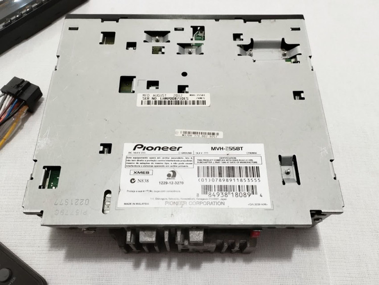 ضبط بلوتوث دار پایونیر مدل MVH-S355BT